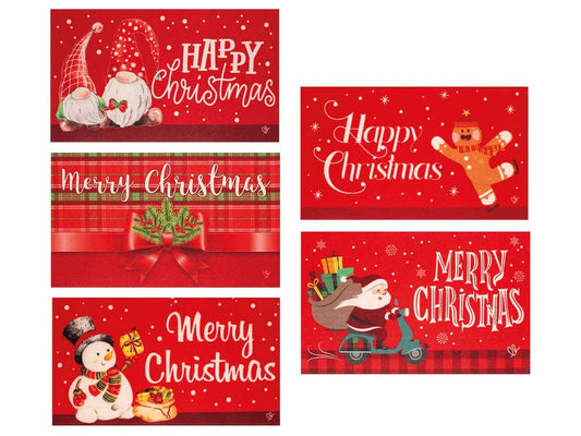 Tappeto Natale elfo 40x70 antiscivolo