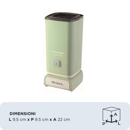 Ariete cappuccinatore vintage verde