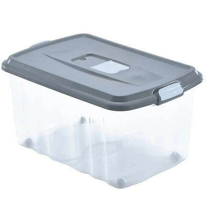 Box contenitore 45L con ruote e coperchio cm 59×39×31 cm