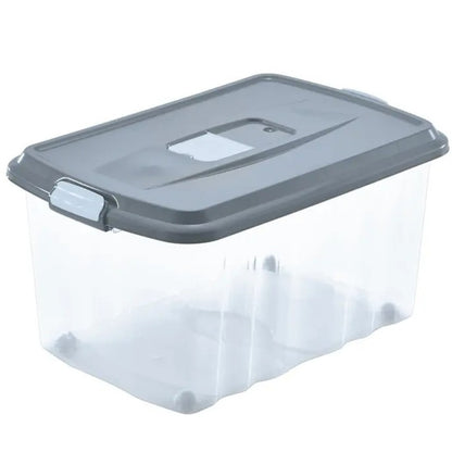 Box contenitore 45L con ruote e coperchio cm 59×39×31 cm
