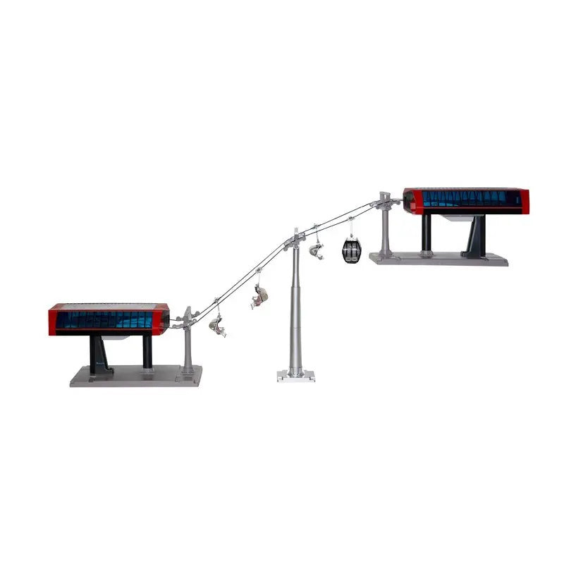 Impianto Ski Lift Professional nero-rosso 1:32
