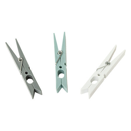 Set di 24 mollette per abiti 1,5 x 1,2 x 9,8 cm