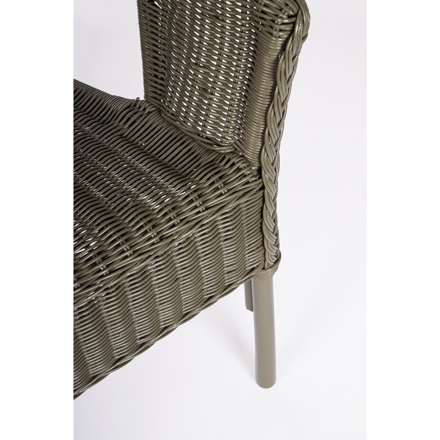 Poltrona elegante impilabile 58x61x74 cm Olivine