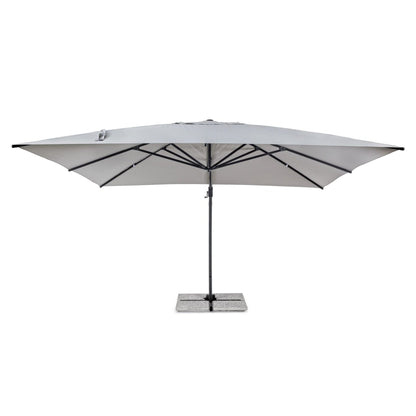 Ombrellone 4x4 antracite con braccio girevole