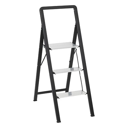 Scaletta pieghevole alluminio 64,7x41,5x105 cm