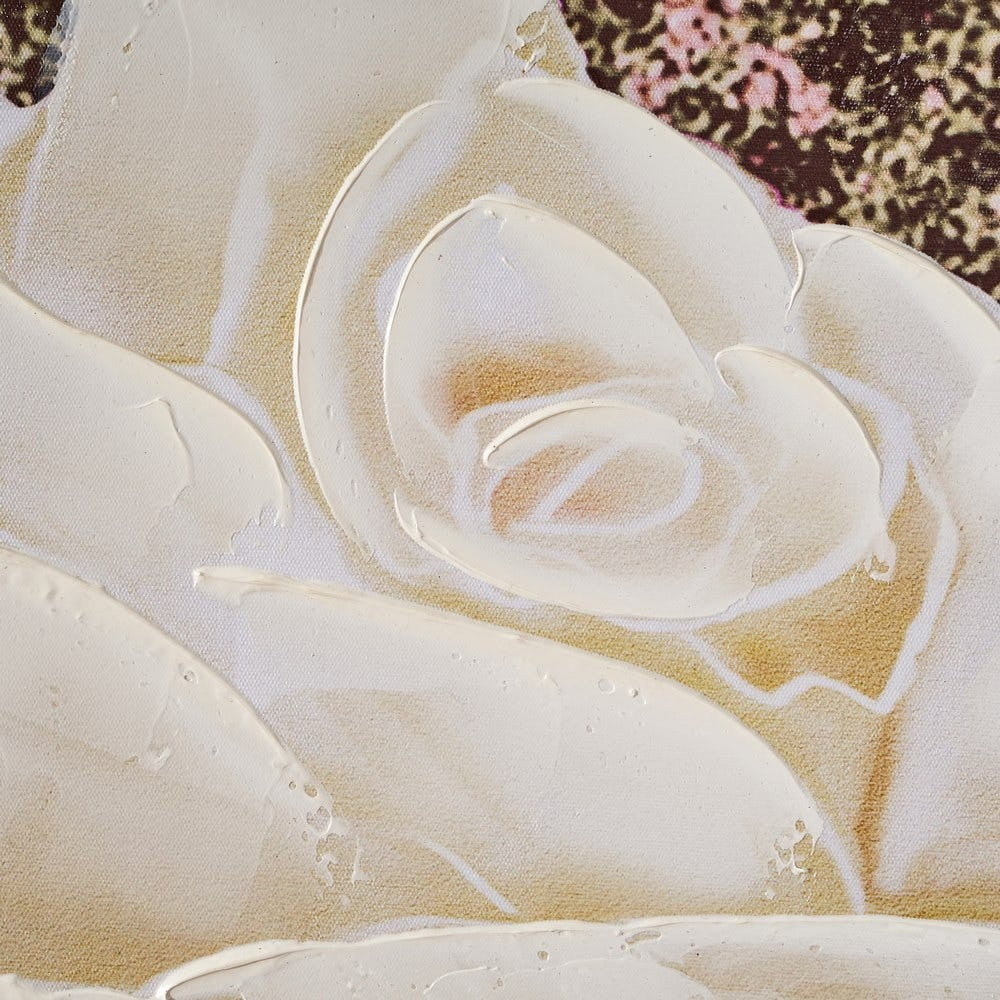 Quadro Fotoimpresso Foglie Neutre 55x3x100 cm