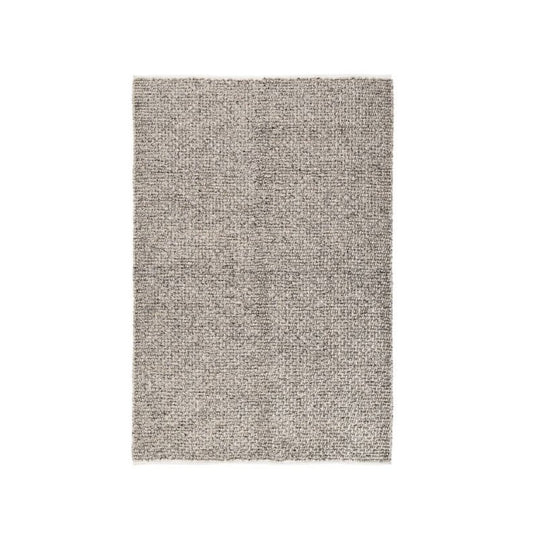 Tappeto grigio 160x230 cm in poliestere riciclato