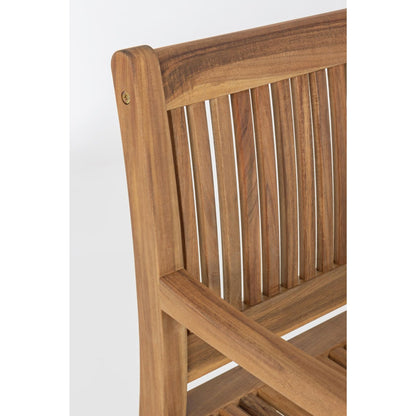 Panchina da giardino 120x60x88 cm in legno