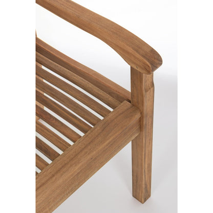 Panchina da giardino 120x60x88 cm in legno