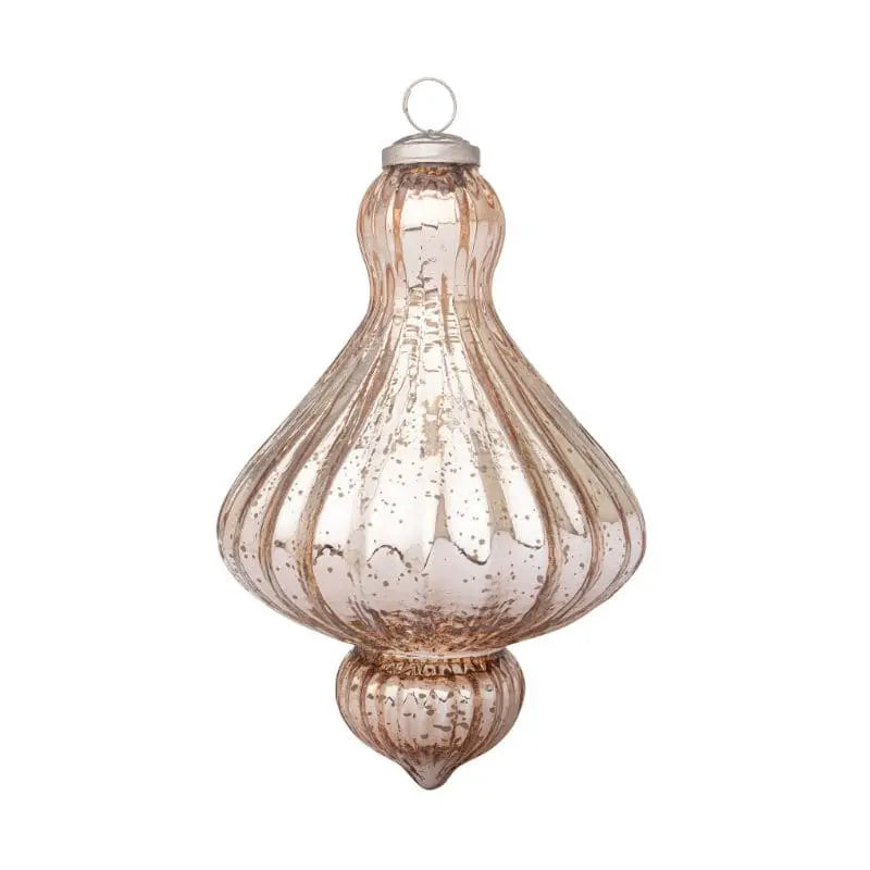 Pendaglio in vetro Gloss "Trottola" caramel