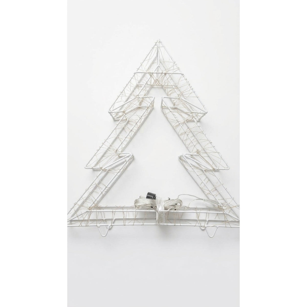 Albero decorativo in metallo con 840 LED bianco caldo 49x50 - uso interno e esterno