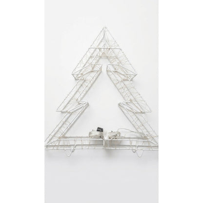 Albero decorativo in metallo con 840 LED bianco caldo 49x50 - uso interno e esterno