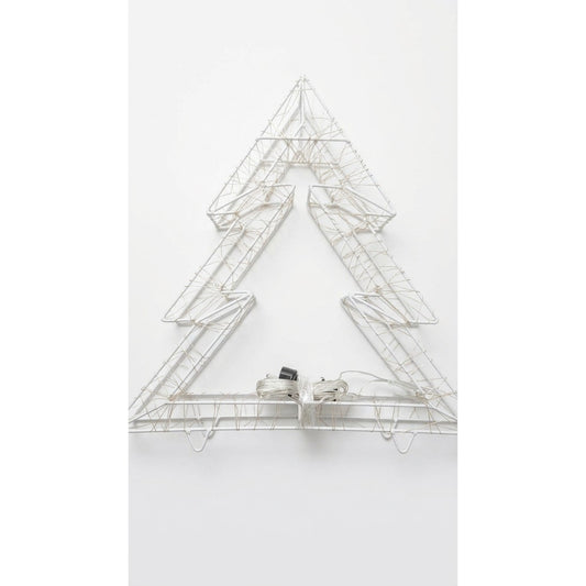 Albero decorativo in metallo con 840 LED bianco caldo 49x50 - uso interno e esterno
