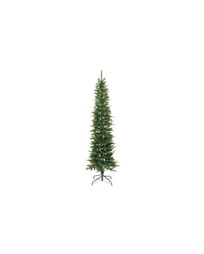 Albero di Natale artificiale Slim Fir verde Ø 68 cm - H 210 cm