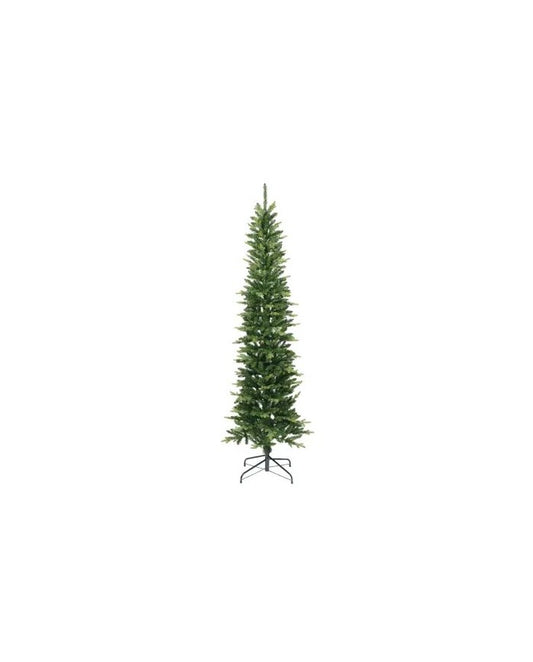 Albero di Natale artificiale Slim Fir verde Ø 68 cm - H 210 cm