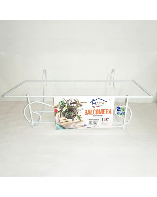 Balconiera bianca da 50 cm Ciarly