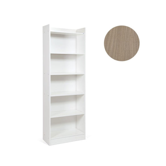 Mobile Libreria colore olmo 6 ripiani h. 180x64x29 cm