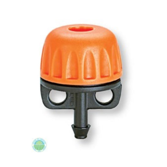 Gocciolatore regolabile da 0 a 40 litri all'ora testa rotonda