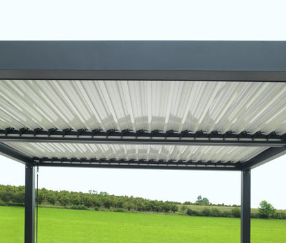 Pergola alluminio tennessee manuale m3x3h2.3