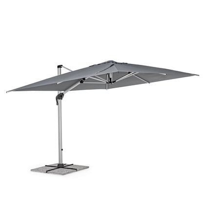 Ombrellone braccio alluminio grigio Ines 3x4
