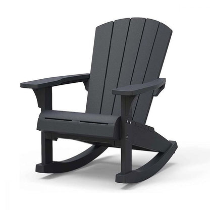 Sedia a Dondolo Grafite Adirondack 80,5x92x100,5 Cm