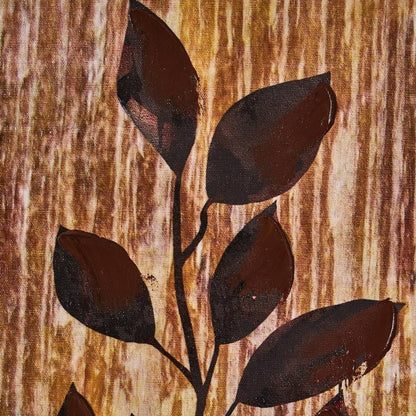 Quadro Fotoimpresso Foglie Neutre 55x3x100 cm