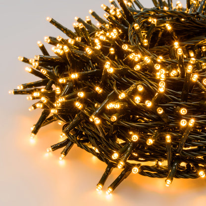 Catena NTLG 1000 MiniLED Bianco caldo intenso cavo Verde 4+30,5m