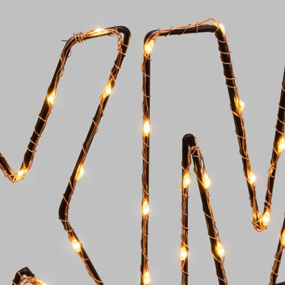 Scritta led XMAS Copper  MicroLED 38cm bianco caldo