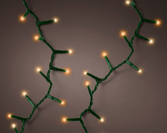 Luci LED compatte con 8 effetti, per esterno, 4500 cm – Cavo Verde