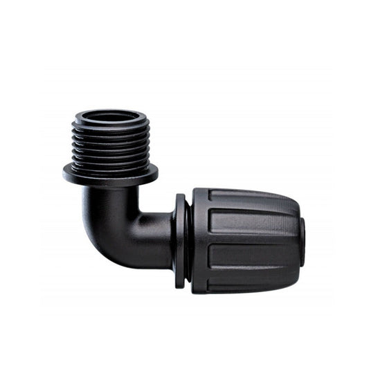 Gomito filetto 1-2' (15 - 21 mm) per irrigazione interrata