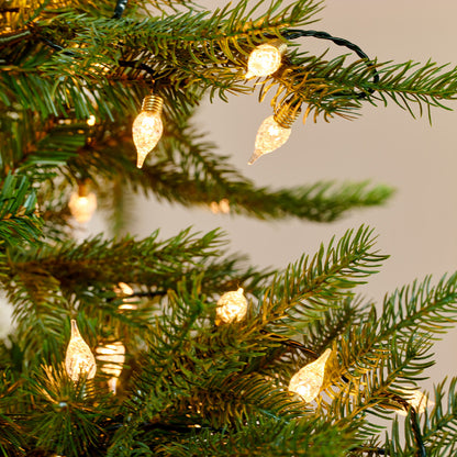 Lampade Vintage a LED uso interno, 8 effetti, filo verde, L 3590 cm