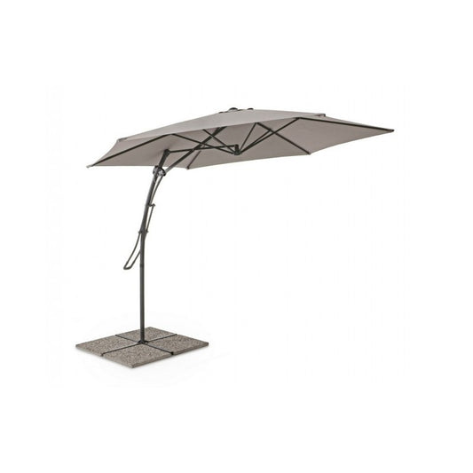 Ombrellone Giardino SORRENTO 300xh253 cm, Antracite/Tortora
