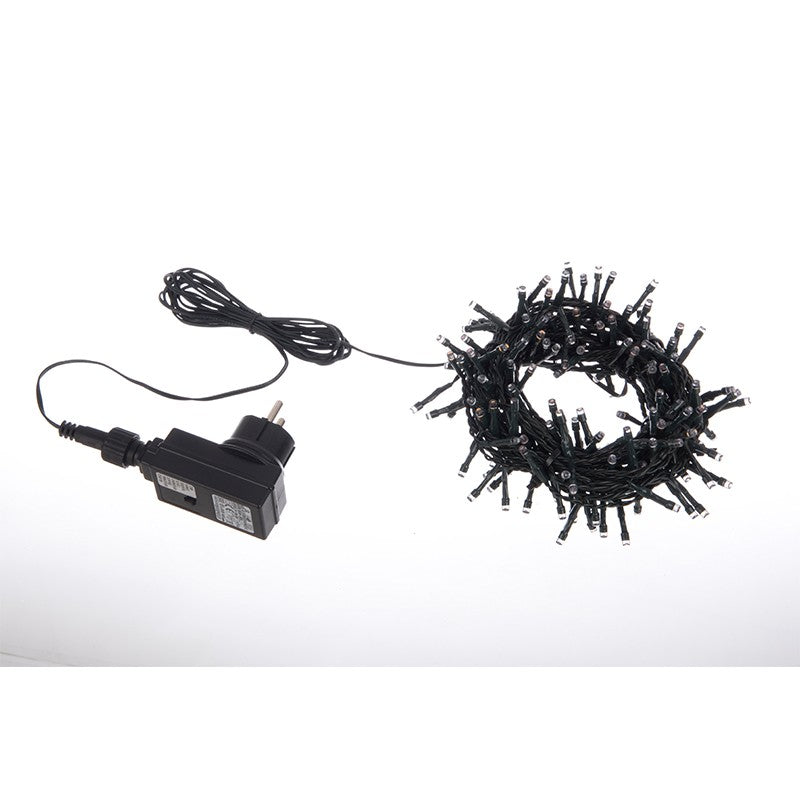 Luci natalizie SNAKE Luce Bianca filo Verde 18,2 metri