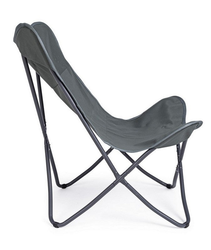 Poltrona Butterfly Gabicce Forest in metallo - Dimensioni: 77,5x81x89 cm
