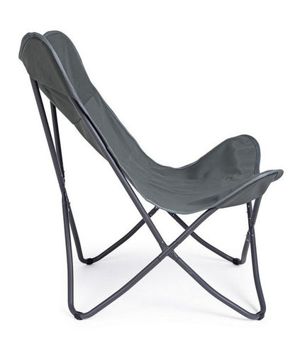 Poltrona Butterfly Gabicce Forest in metallo - Dimensioni: 77,5x81x89 cm