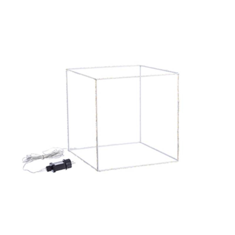 Cubo luminoso con microled classic  cm 45 x 45