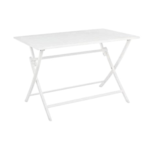 Tavolo pieghevole "Elin" 110x70 cm bianco