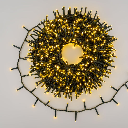 Catena NTLG 1000 MiniLED Bianco caldo oro cavo Verde 4+30,5m