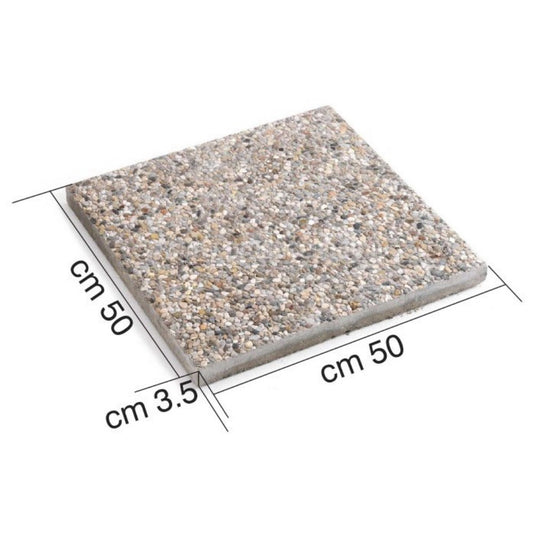 PIASTRA IN GRANIGLIA 50X50 CM