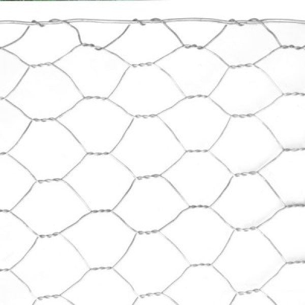 Rete Metallica Zincata a Maglia Esagonale - H. 100 Ø 12 - Maglia 16 mm