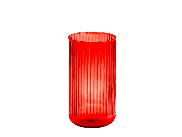 Bicchiere vetro venus rosso cl47