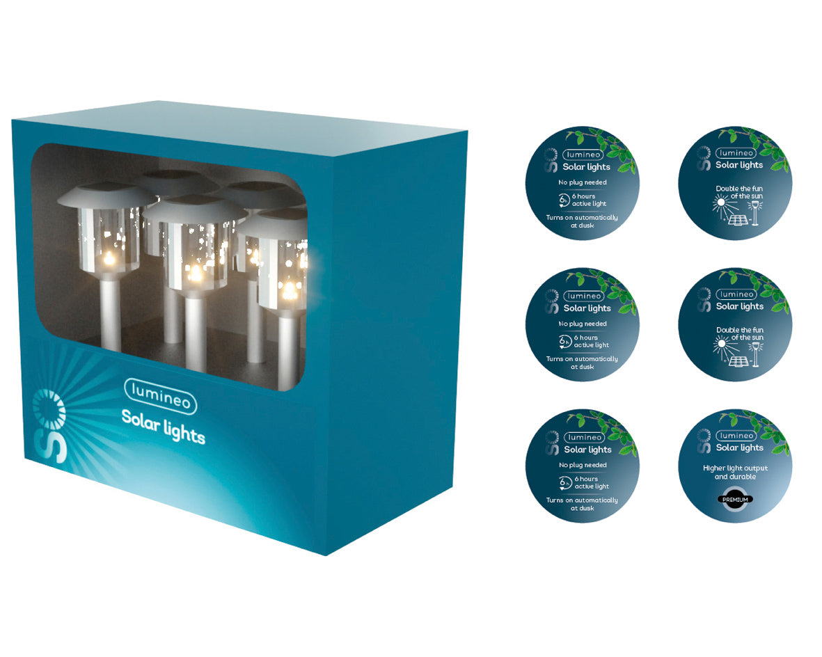 Luci solari in confezione da 3