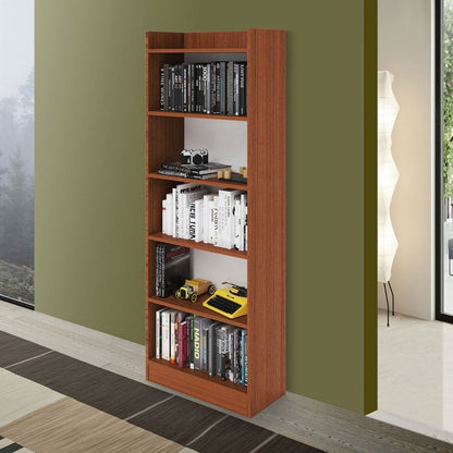 Libreria Alessia noce - 180x64x29 cm