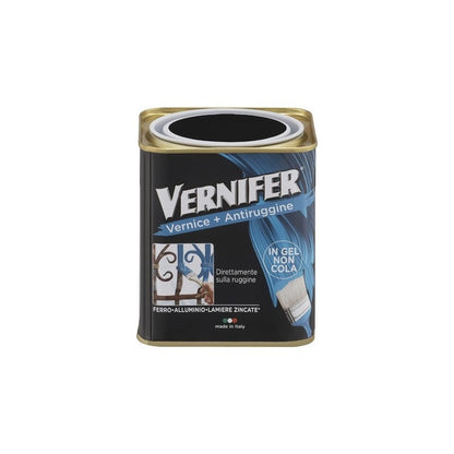 Vernice Antiruggine Vernifer Ml. 750 - Nero Brillante  Arexons