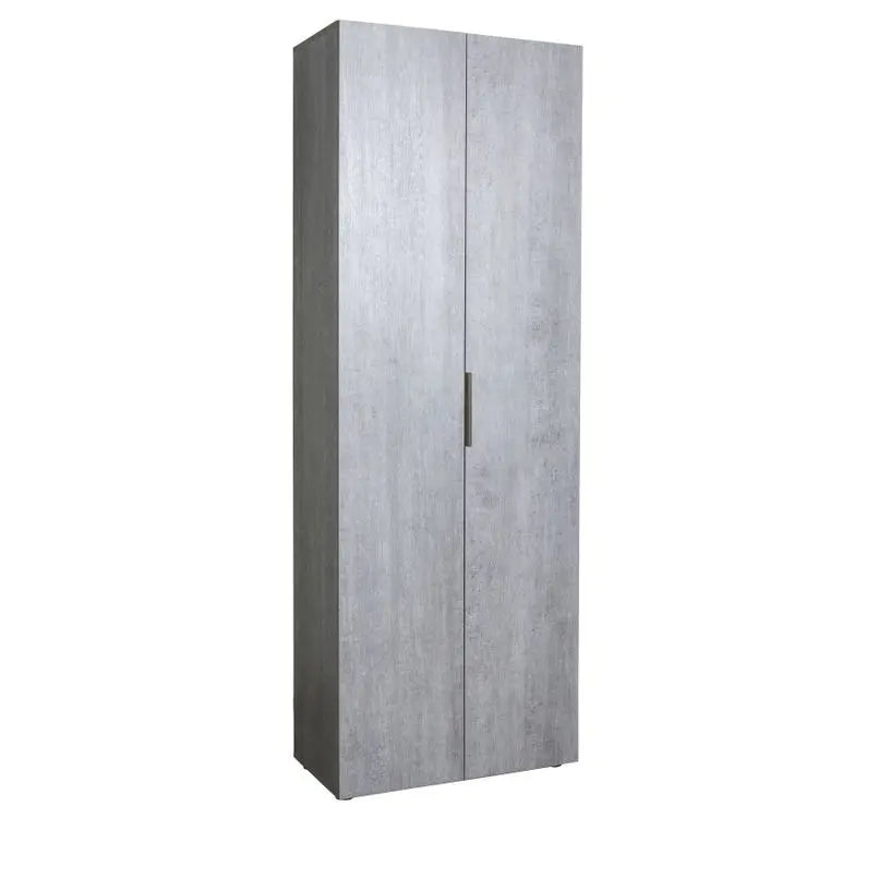Armadio Espresso cemento 2 ante cm 69x37x198 h