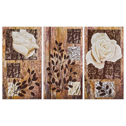 Quadro Fotoimpresso Foglie Neutre 55x3x100 cm