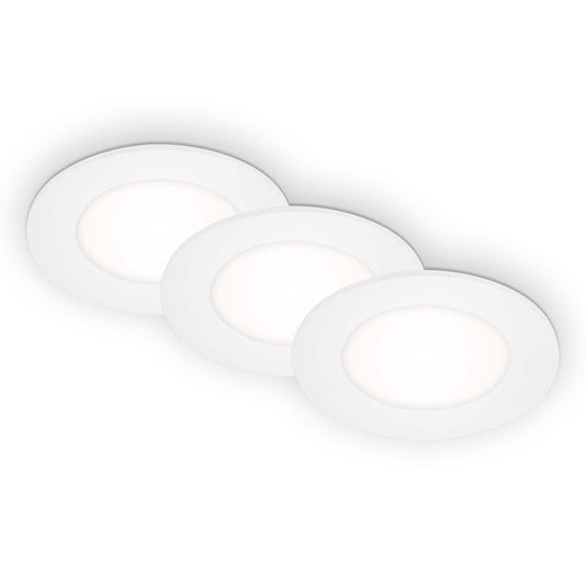 Apparecchio da incasso LED Ø 8,6 cm 3x3W 350lm bianco (1)