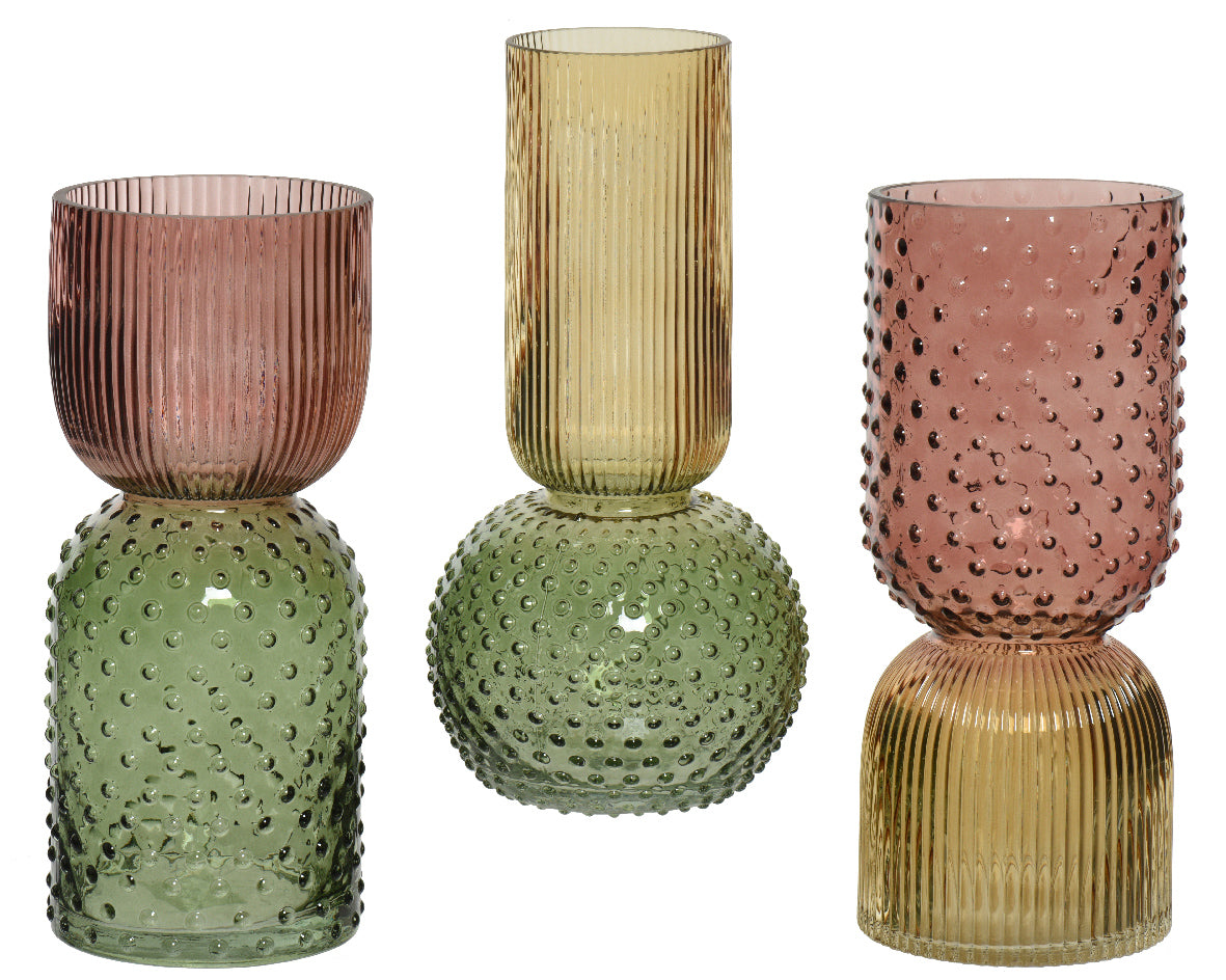 Vaso in vetro trasparente spray