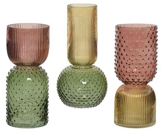 Vaso in vetro trasparente spray