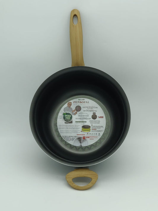 Risotteria 27 cm antiaderente con 2 manici